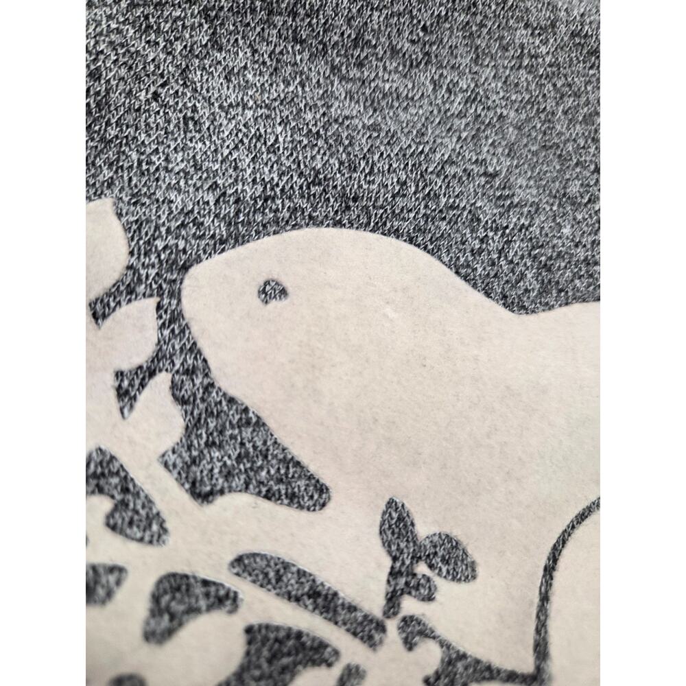 Roots Canada Gray Pullover Sweatshirt Dolman Long Sleeves Crewneck Medium - Picture 3 of 6